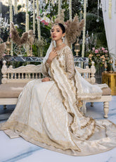 Azure Embroidered Chiffon Unstitched 3 Piece Suit - 07